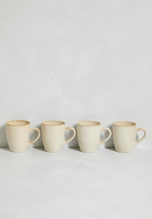 Excellent Houseware - Gleeze 16 piece dinnerware set - natural