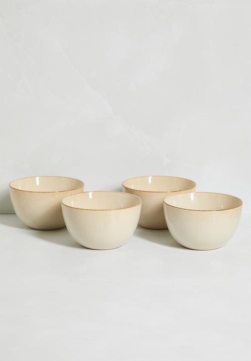 Excellent Houseware - Gleeze 16 piece dinnerware set - natural