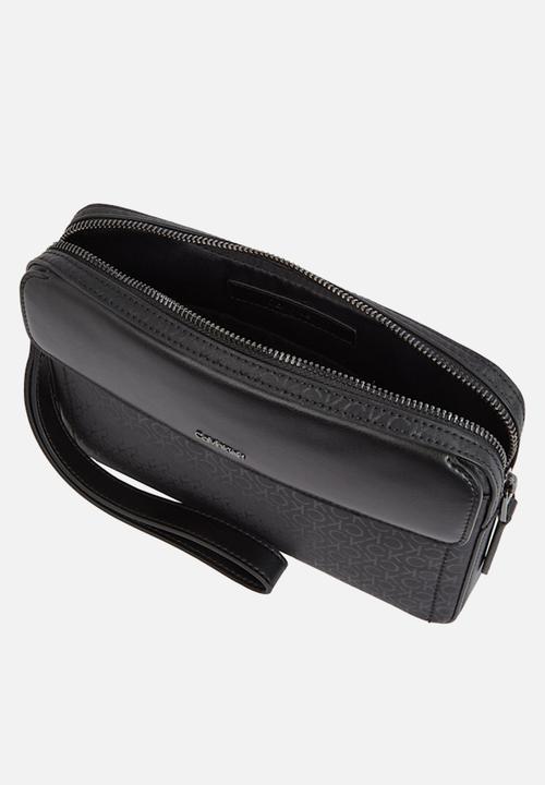 Calvin Klein - Ck Sleek Pouch Mono - Industrial Mono Black