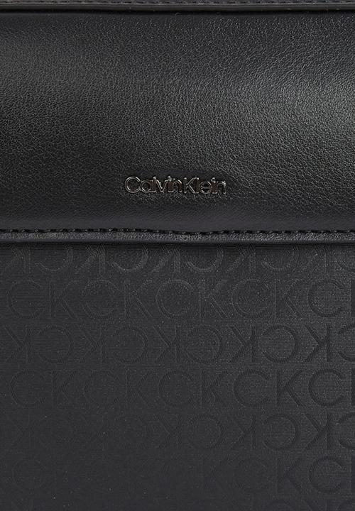 Calvin Klein - Ck Sleek Pouch Mono - Industrial Mono Black