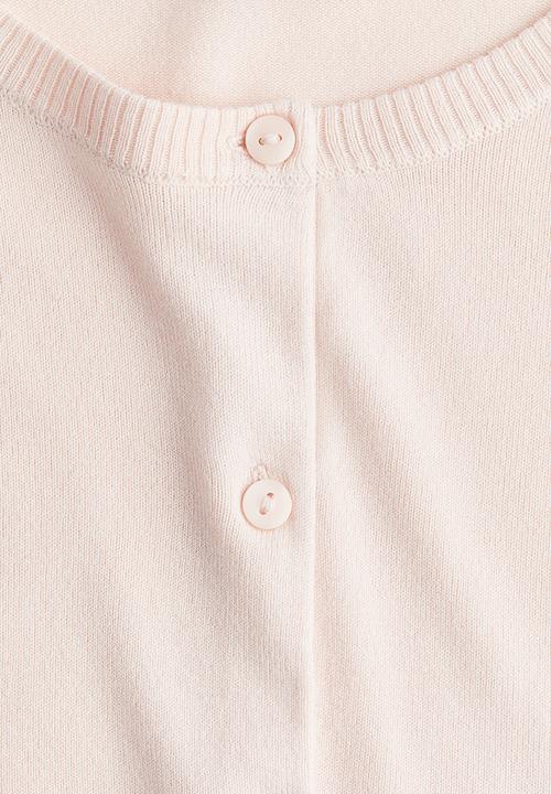 H&M - Fitted cardigan - light pink
