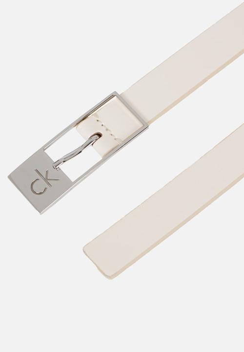 Calvin Klein - Ck cut square buckle 2.0 - sea salt