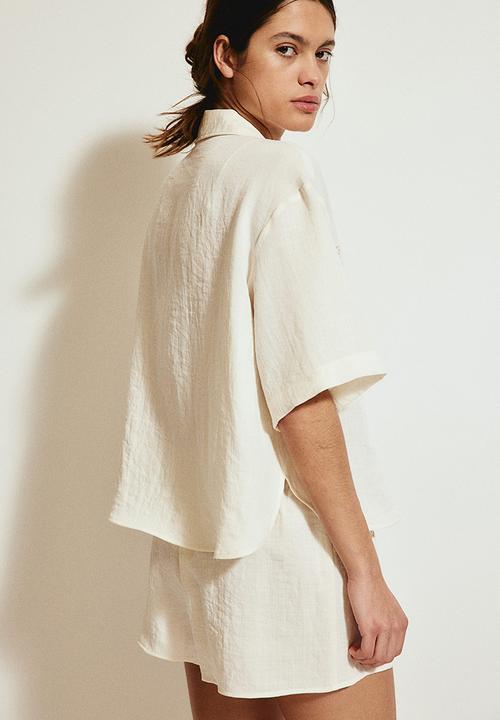 H&M - Broderie anglaise shorts - cream