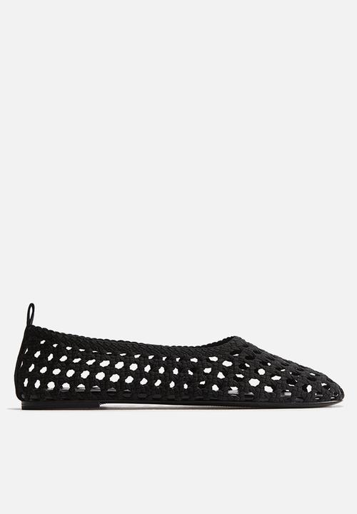 H&M - Braided ballet pumps - black