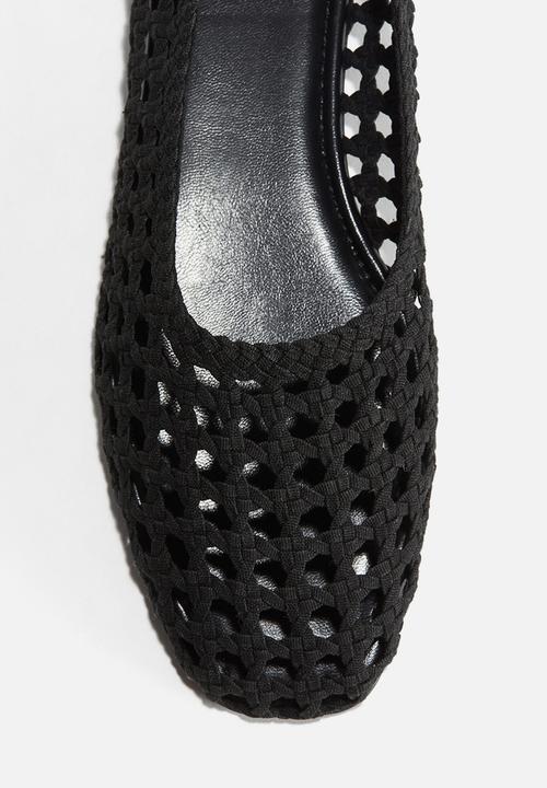 H&M - Braided ballet pumps - black