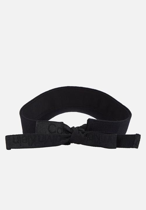 Calvin Klein - Calvin klein cotton twill visor - ck black