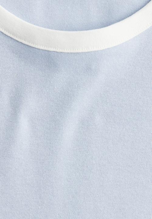 H&M - Fitted t-shirt - light blue