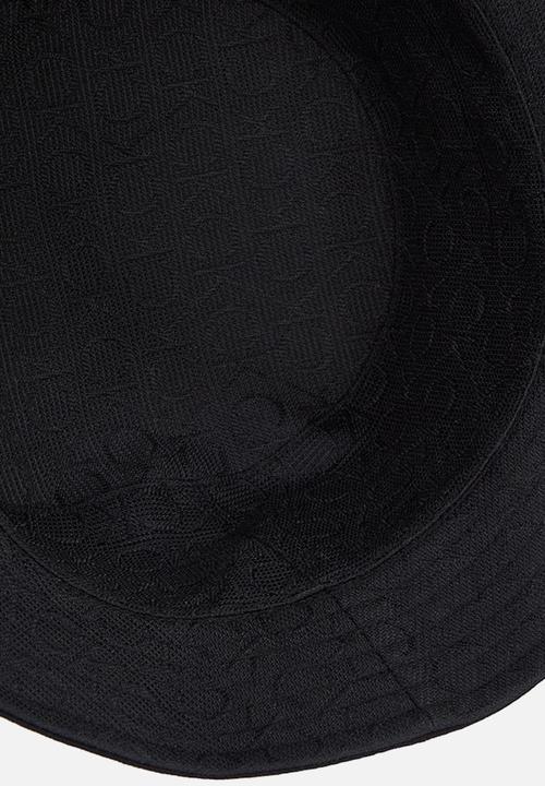 Calvin Klein - Reversible monogram bucket- black mono