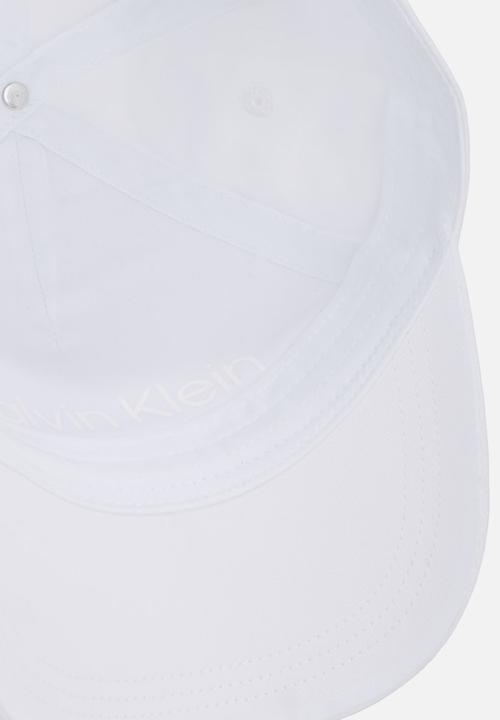 Calvin Klein - Ck must tpu logo cap- bright white