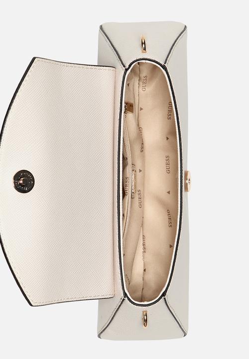 GUESS - Bolena flap shoulder bag - stone