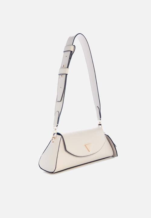 GUESS - Bolena flap shoulder bag - stone