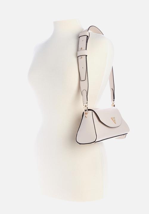GUESS - Bolena flap shoulder bag - stone