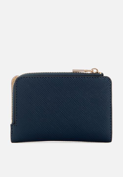 GUESS - Bolena slg zip arnd card case - blue
