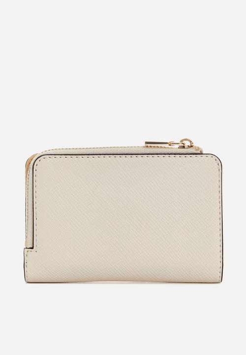 GUESS - Bolena slg zip arnd card case - beige