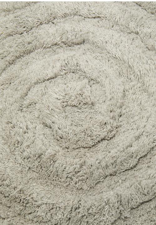 Bathroom Solutions - Swirl tufted bathmat - grey