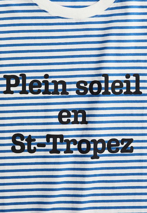 H&M - Printed t-shirt - blue striped