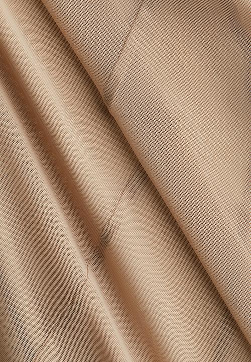 H&M - Long mesh skirt - beige