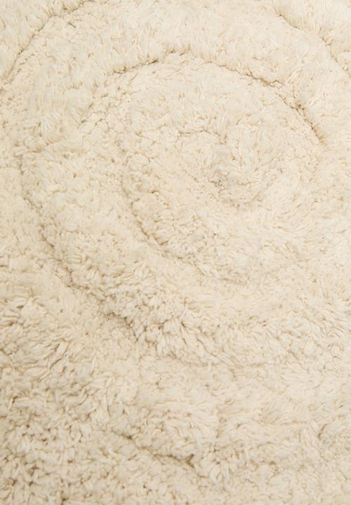 Bathroom Solutions - Swirl tufted bathmat - neutral