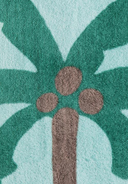 H&M - Patterned bath towel - turquoise vacay today