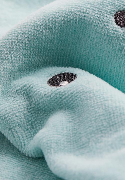 H&M - Poncho towel - light blue shark