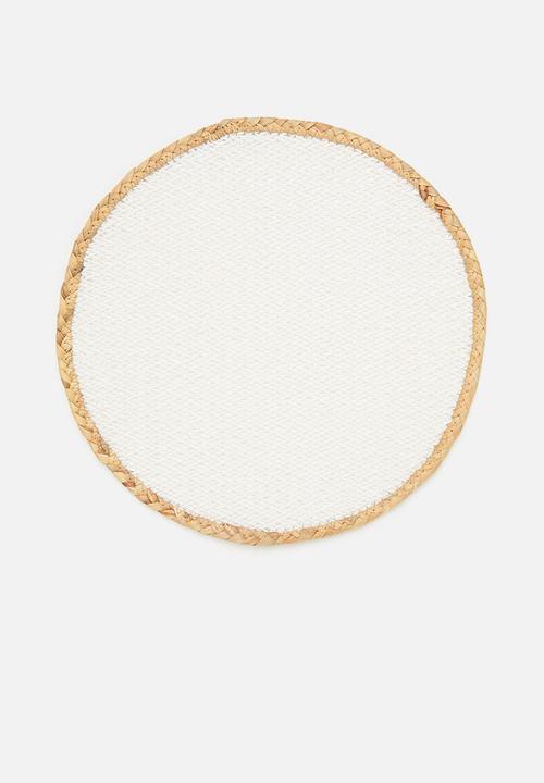Excellent Houseware - Laroy placemat set of 4 - white