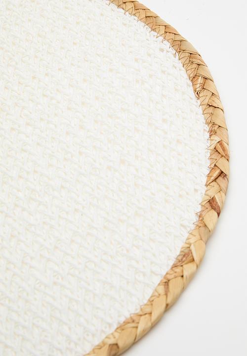 Excellent Houseware - Laroy placemat set of 4 - white