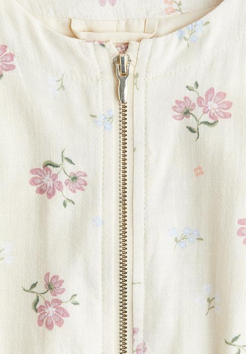H&M - Cotton jacket - white/floral
