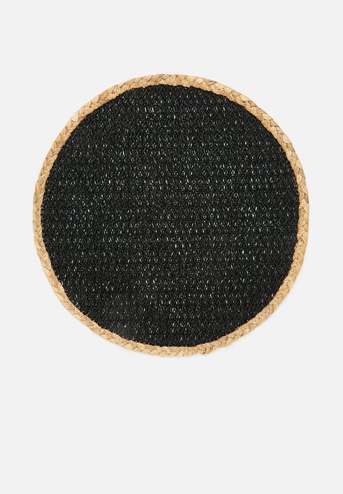 Excellent Houseware - Laroy placemat set of 4 - black