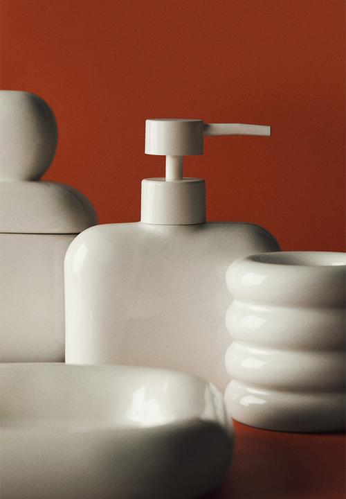 H&M - Stoneware soap dispenser - white
