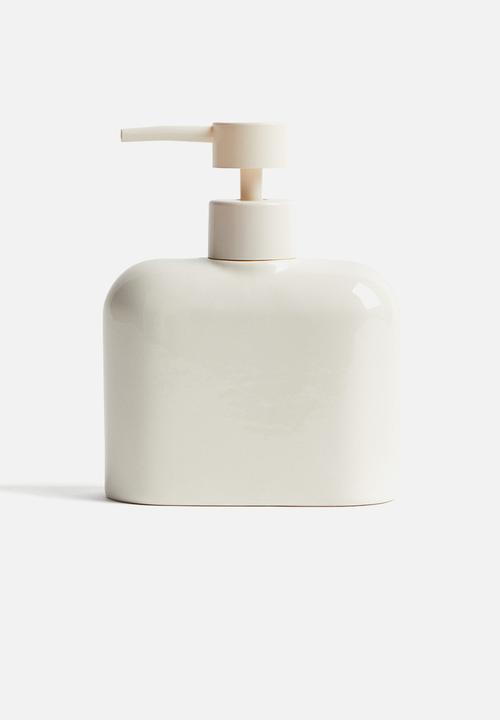H&M - Stoneware soap dispenser - white