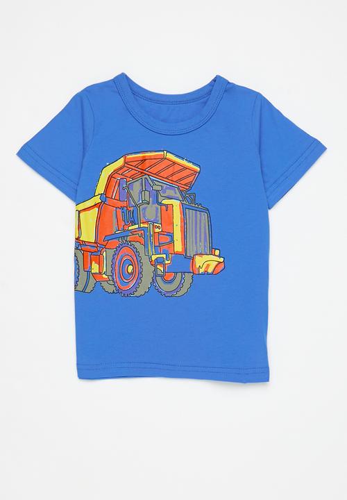 Pop Candy - 3 pack graphic tees - blue/aqua/red/multi