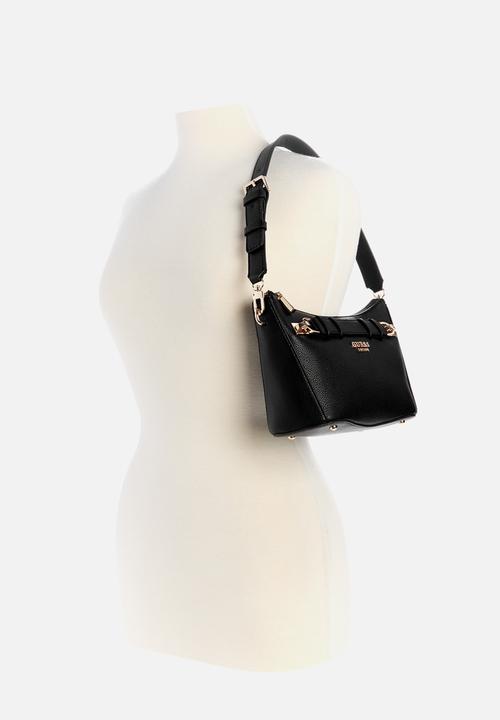 GUESS - Gregoria top zip shoulder bag - black