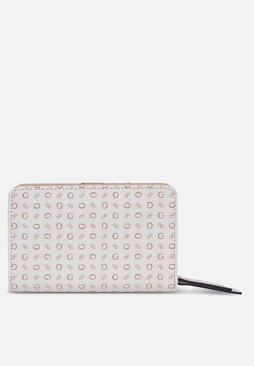 GUESS - Abbas slg french wallet - pink