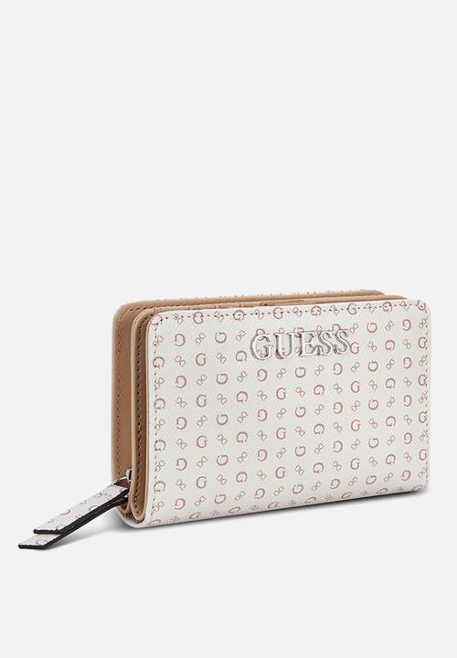 GUESS - Abbas slg french wallet - pink