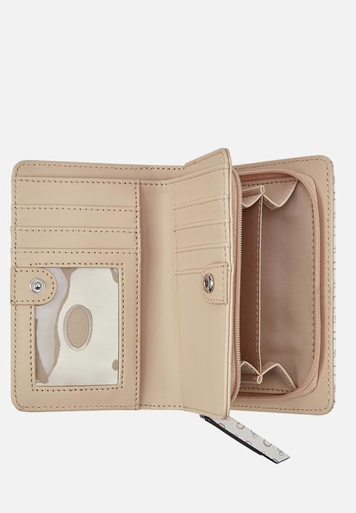 GUESS - Abbas slg french wallet - pink