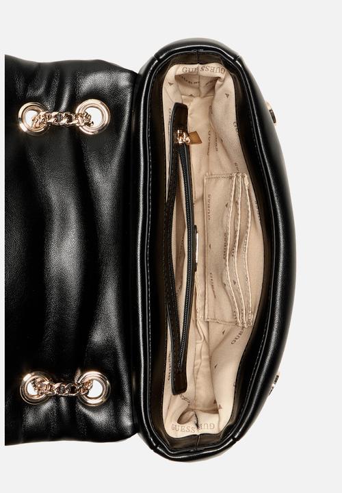 GUESS - Sunetra convertible crossbody flap - black