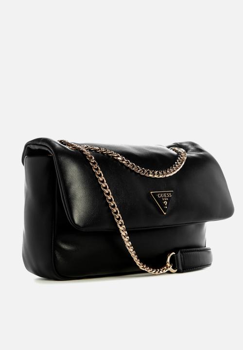 GUESS - Sunetra convertible crossbody flap - black