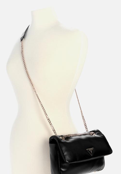 GUESS - Sunetra convertible crossbody flap - black