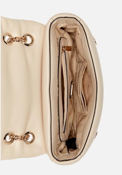 GUESS - Sunetra convertible crossbody flap - beige