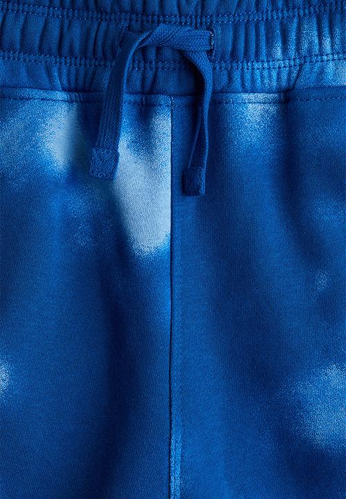 H&M - Printed sweatshirt shorts - blue tie dye