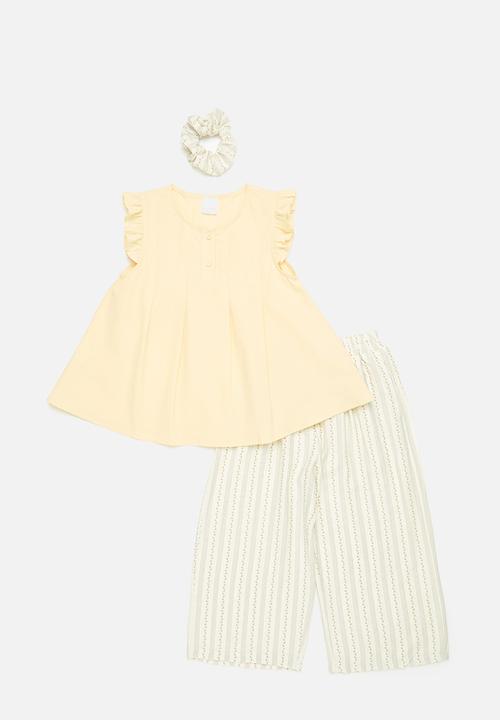 Pop Candy - Top & bottom set with scrunchie - multi 