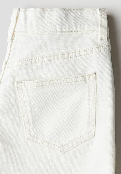 H&M - Denim shorts - white