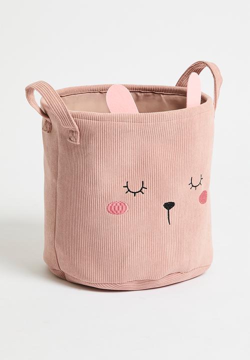 H&S - Cat storage basket set of 2 - Pink