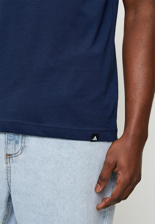 adidas Performance - Org Sauce Tee - dark blue
