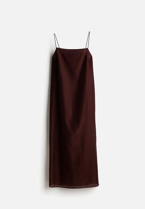 H&M - Strappy dress - burgundy 