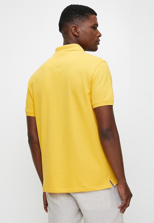 POLO - Carter Essential Pique Ss Golfer - Mustard