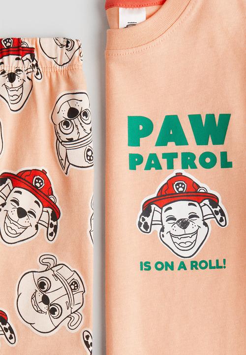 H&M - Printed pyjamas - light orange/paw patrol