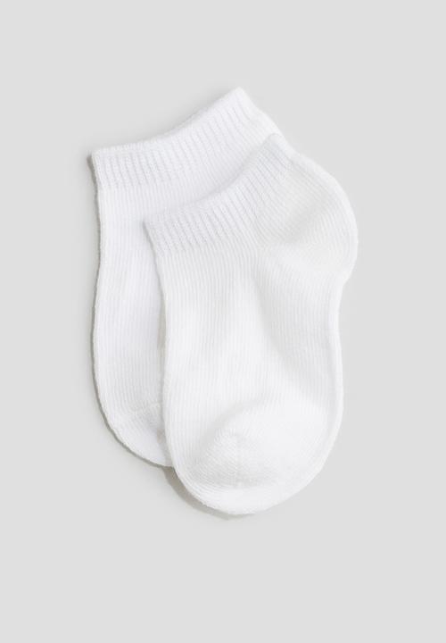H&M - 5-Pack trainer socks - light grey/white