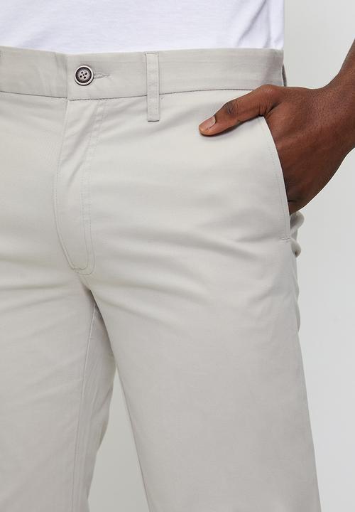 Ben Sherman - Slim Fit Stretch Chino - Stone