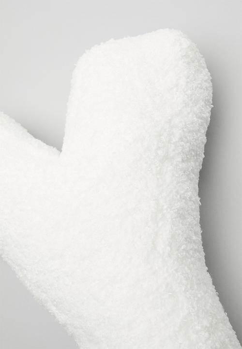 Pop Candy - Y plush pillow - white